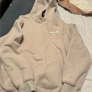 White Fox Boutique Cream Hoodie